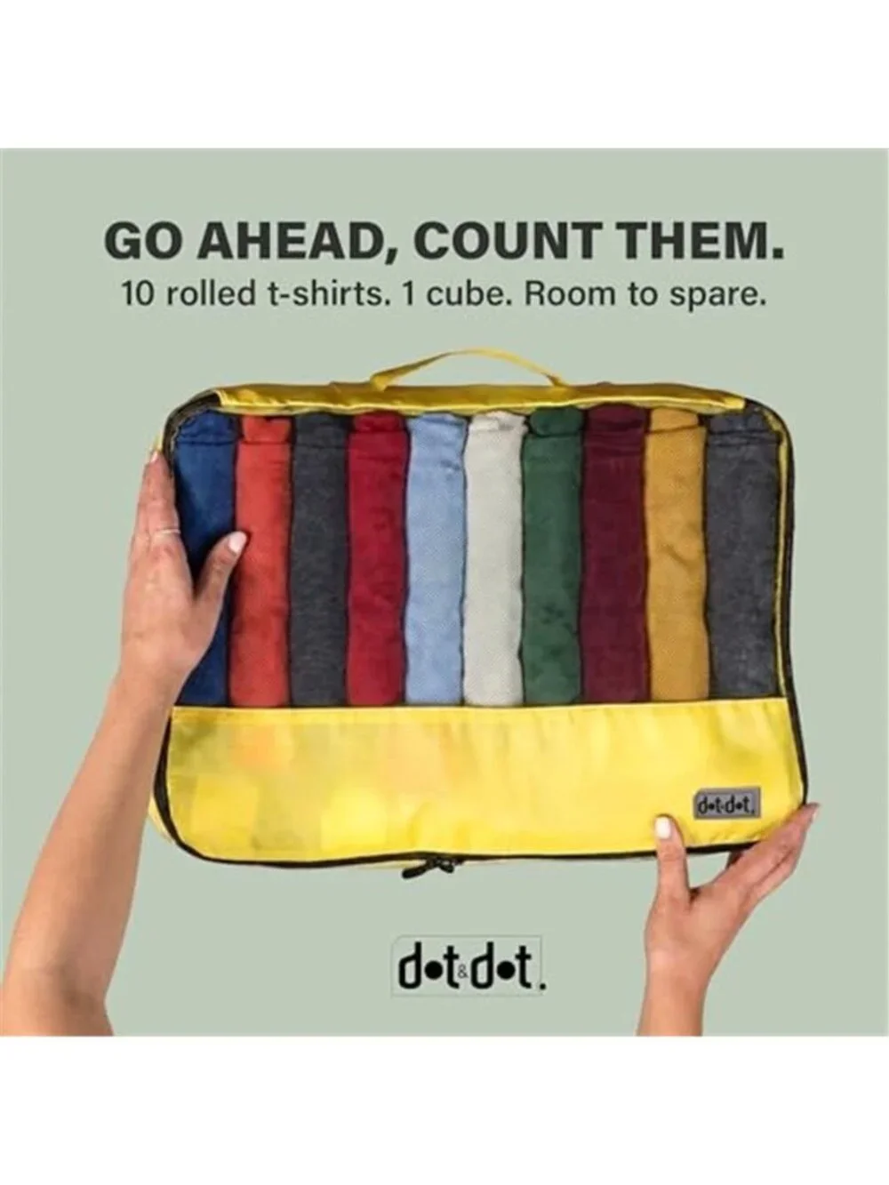 Packing Cubes Set Travel Organizer Luggage Suitcase Clothes Storage Bags 5 Pack